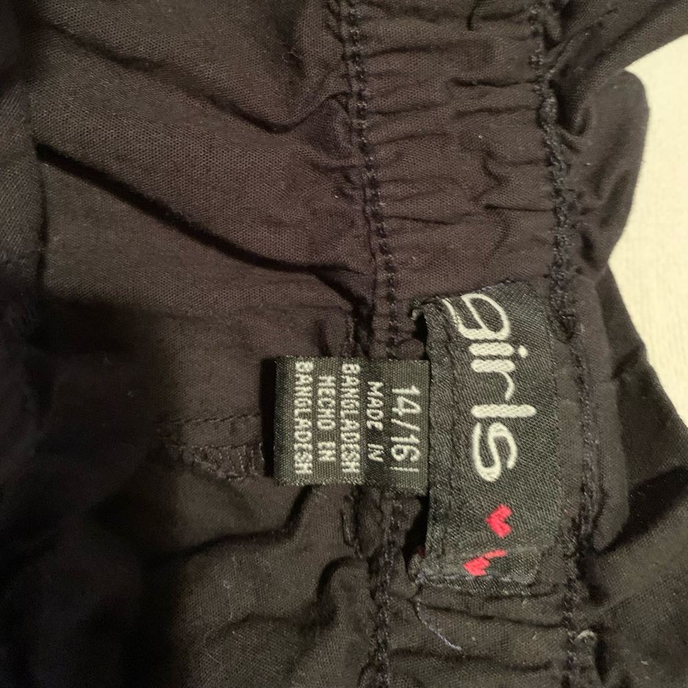 Little girl shorts with belt